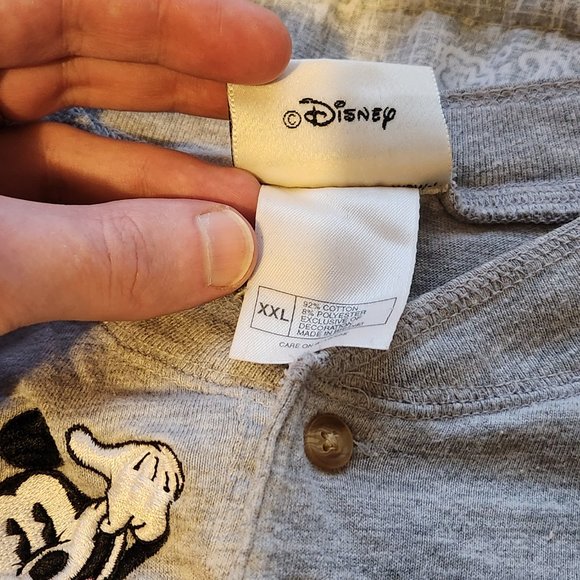 Disney Mickey Donald Goofy Pluto Embroidered Vintage Button Down T Shirt… - Picture 4 of 5